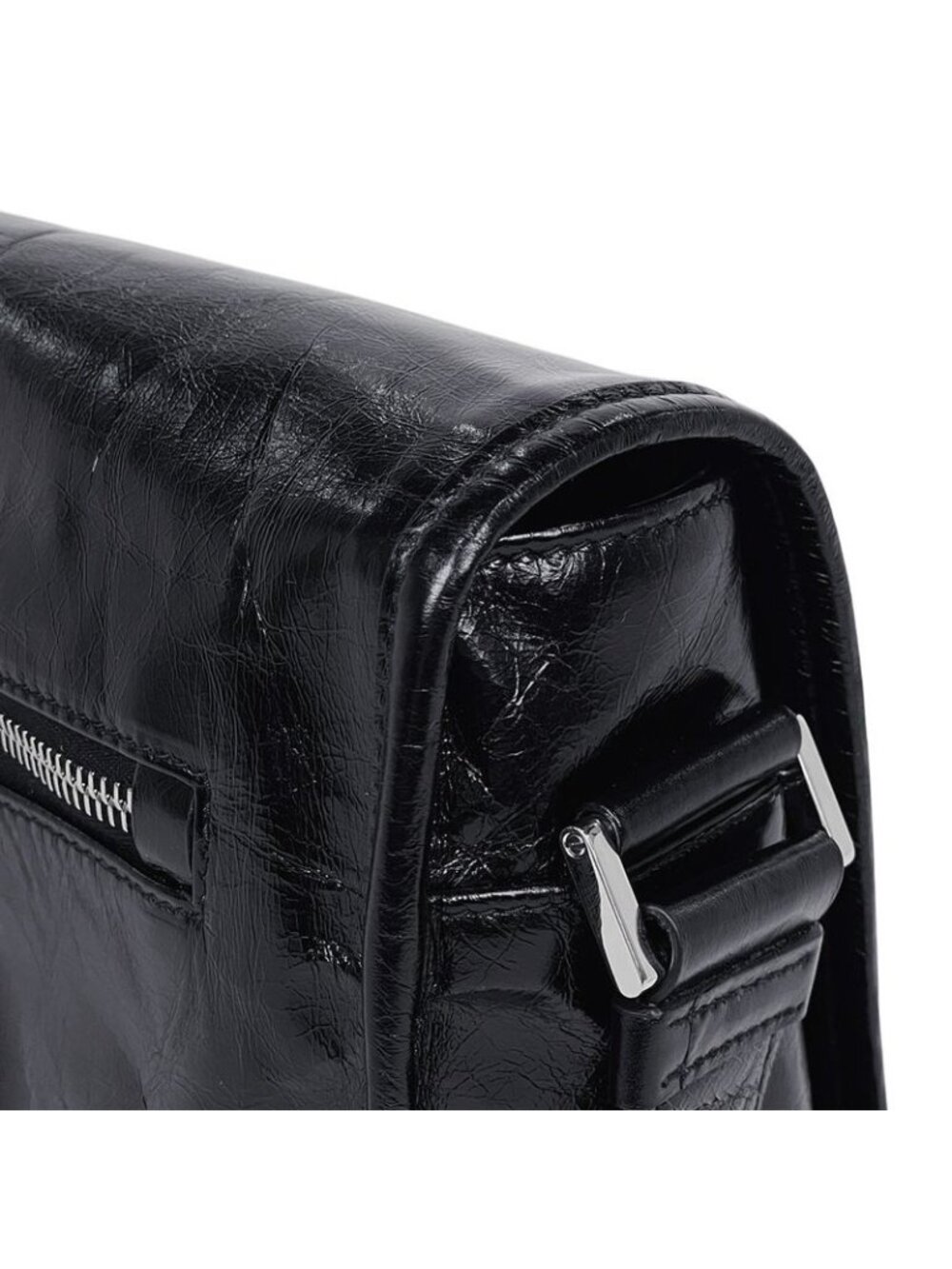 Prada Shoulder Bag Soft Looks Leather Nero - Picture 7 of 10